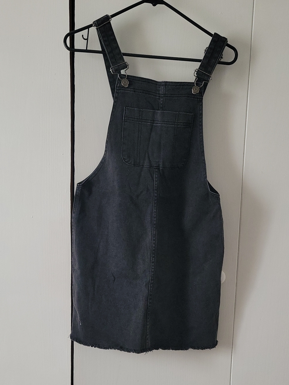 wild fable Black Denim Overall Dress